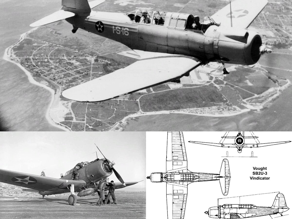 Vought SB2U Vindicator; все фото статьи взяты из открытых источников