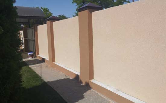 Бетонный еврозабор (монолит)