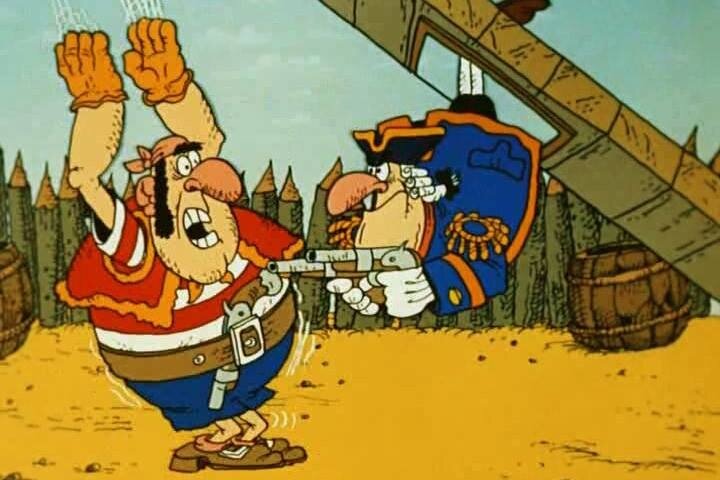 Советский  мультик о пиратах "Остров Сокровищ"