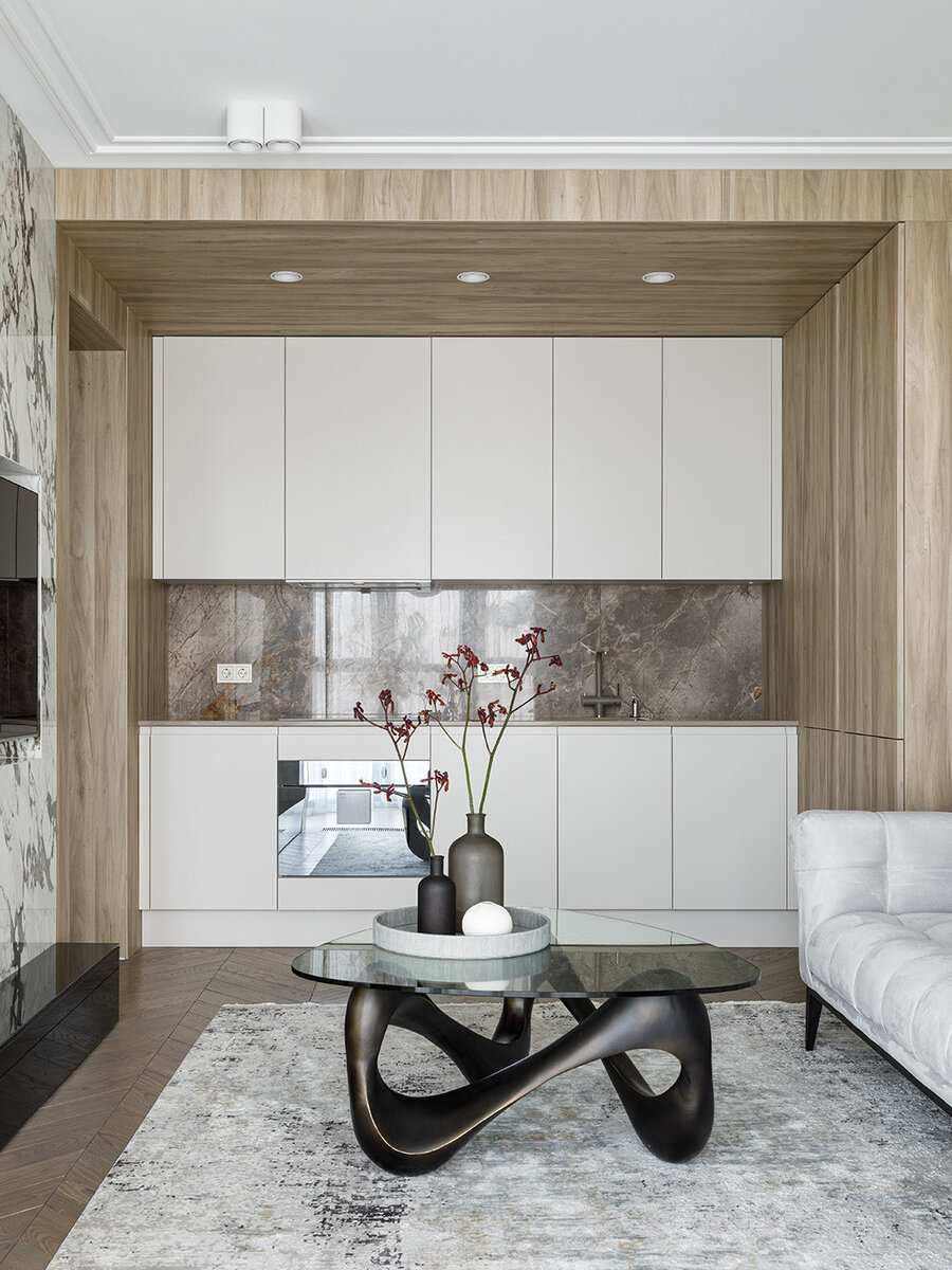  Кухня. Мебель и панели разработаны дизайнерами бюро Taupehome и сделаны на заказ.