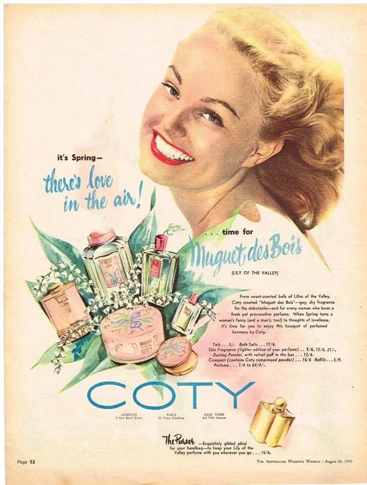 Muguet des Bois реклама 1950