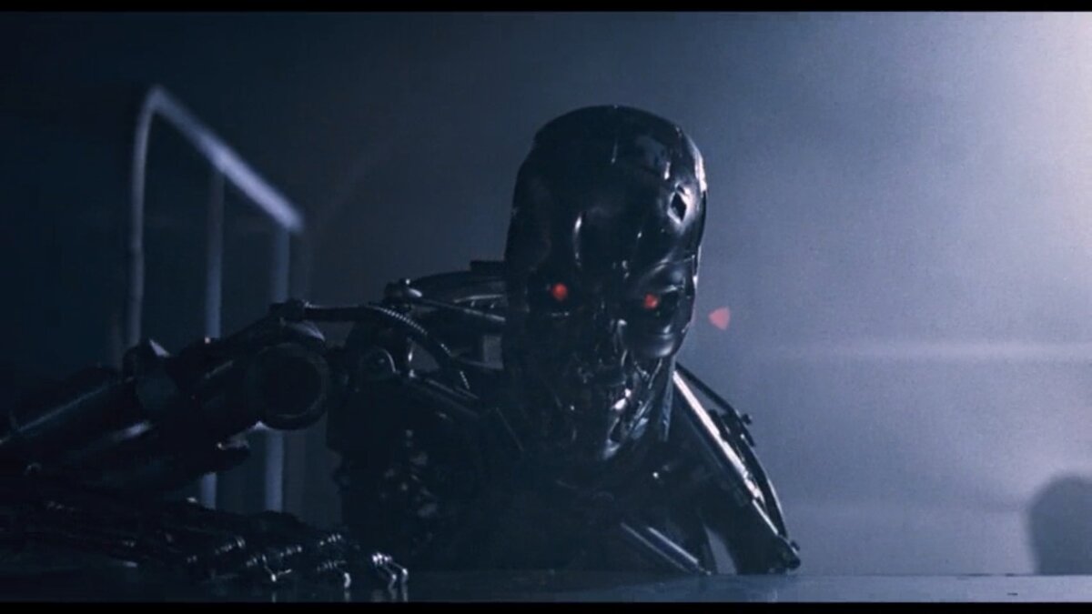 Кадр из фильма "Терминатор" 