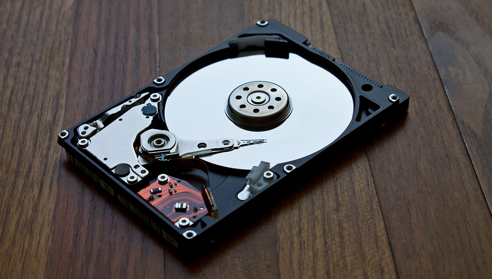 Пример жесткого диска.