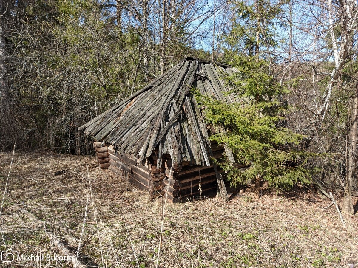 Баня в огороде.