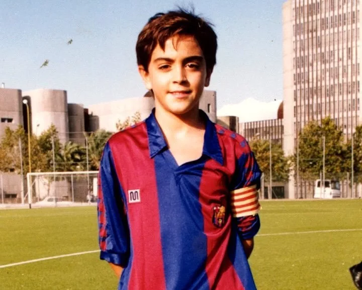 Хави Эрнандес в детстве
