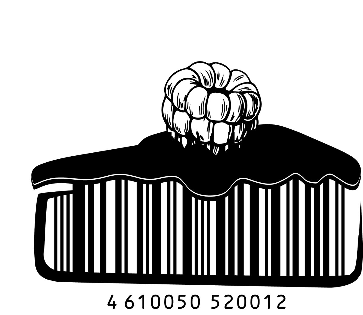 Вариант исполнения штрих-кода для кондитерского производства