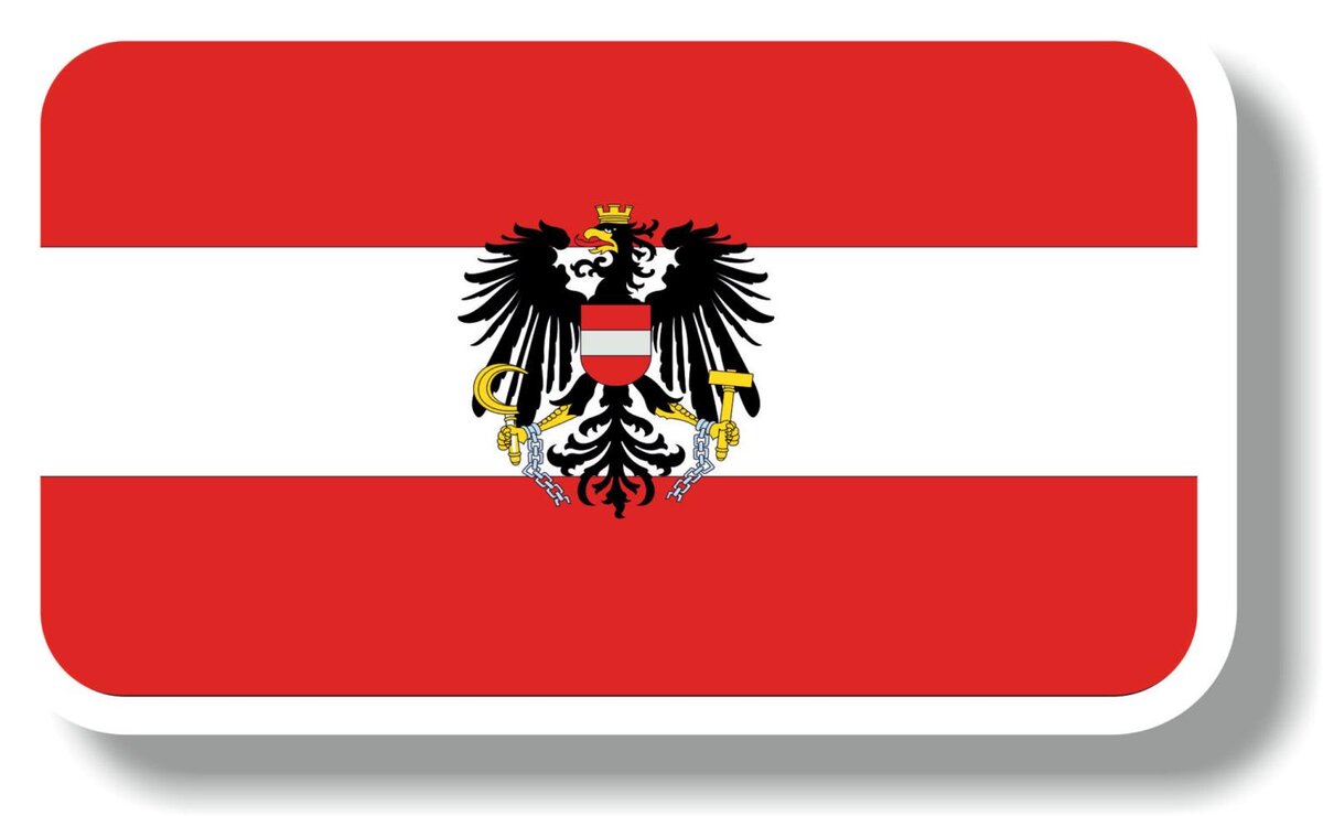 флаг австрии на