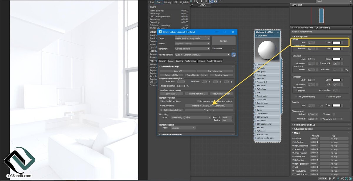Карта normal 3d max corona