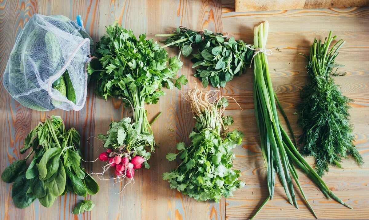 Зелень и овощи  от ФЕРМА Никола-Ленивец 