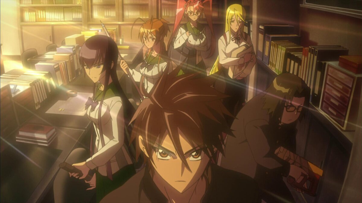 Кадры, Скриншоты, Gakuen mokushiroku: HIGHSCHOOL OF THE DEAD, 2010-2011 