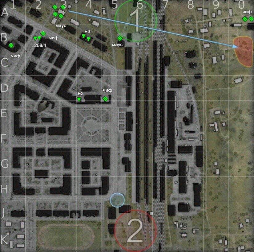 Раскатка с 1 респауна при игре от обороны