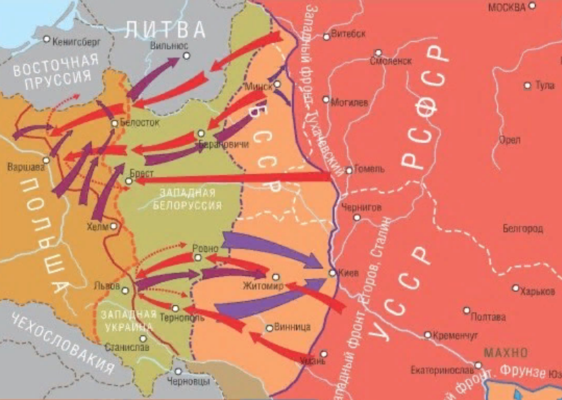 Карта военных действий