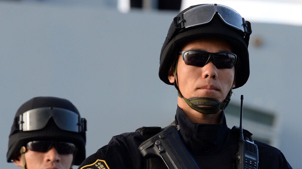    Китайские военнослужащие во время российско-китайских военно-морских учений© РИА Новости / Виталий Аньков