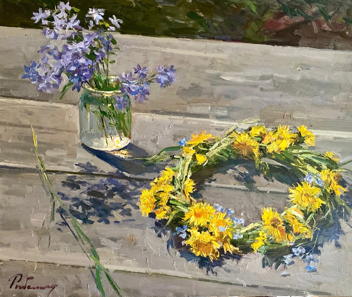 Весенний натюрморт, хм, 60х50