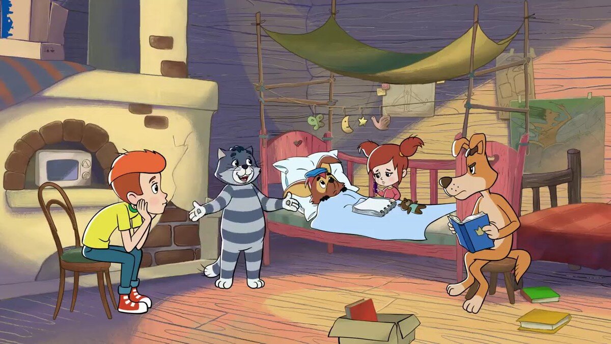    Кадр из мультфильма Новое Простоквашино