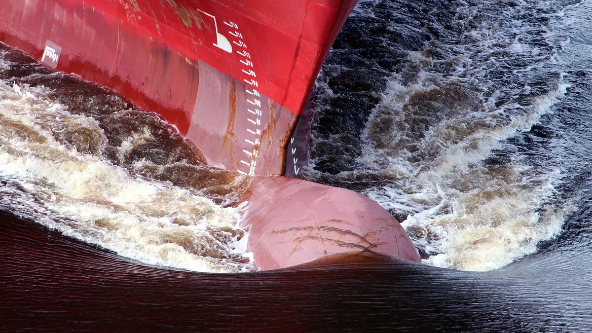 Бульб выступающий из толщи воды (из открытых источников)