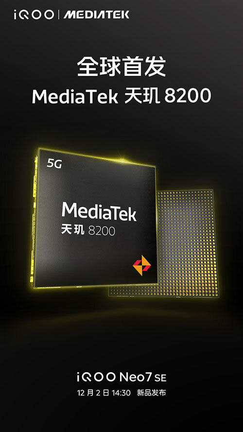 Тизер, посвященный MediaTek Dimensity 8200