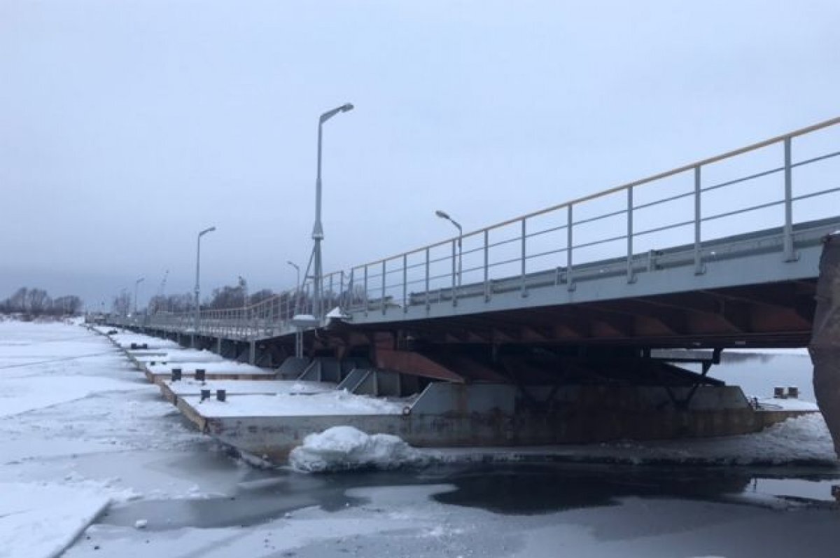    Наплавной мост через Оку закрыли на зиму в Павловском районе