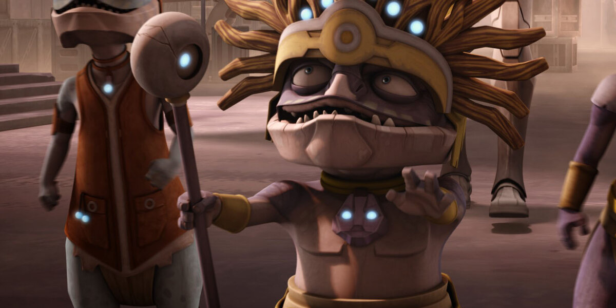 Каздан Паратус происходил из расы Алинов, их вы можете видеть на картинке :)