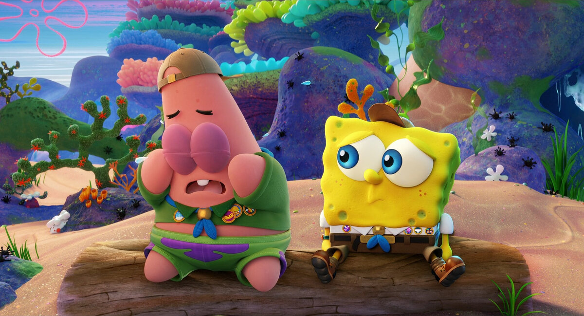 Знакомство Патрика и Спанчбоба. 