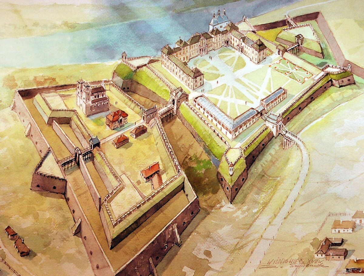 Лубенский замок, где родился и воспитывался Иеремия Вишневицкий.