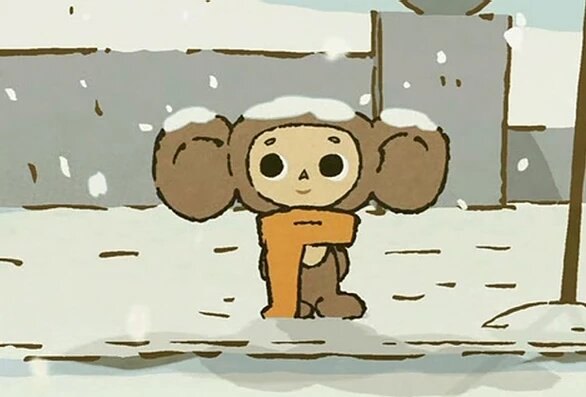 Кадр из мультфильма «Cheburashka Arere?»