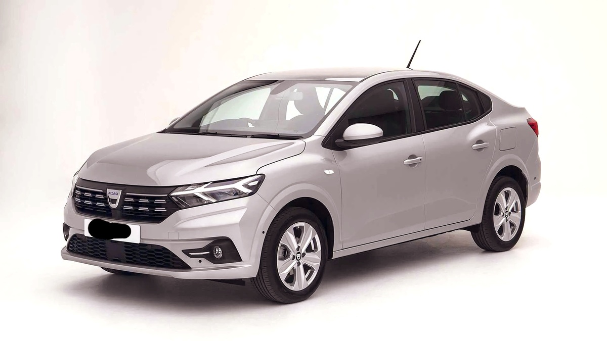  Передняя часть DACIA Logan.