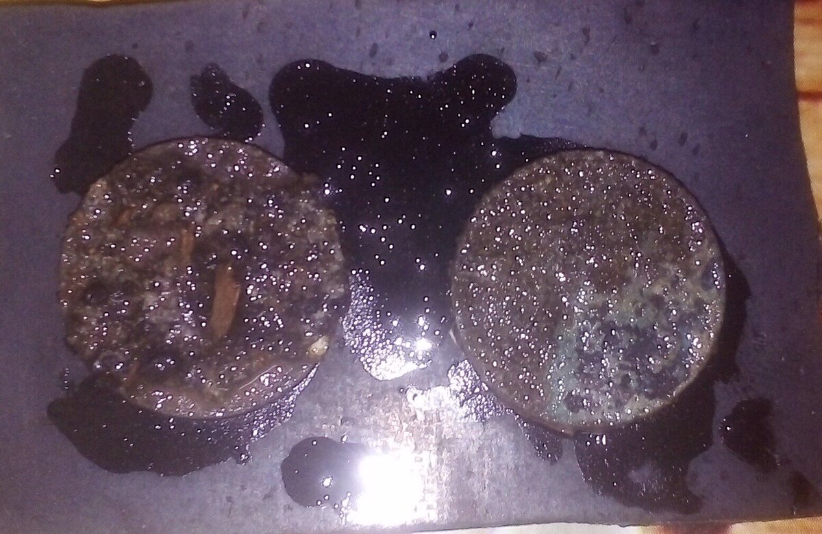 фото автора после извлечения из жидкого мыла.