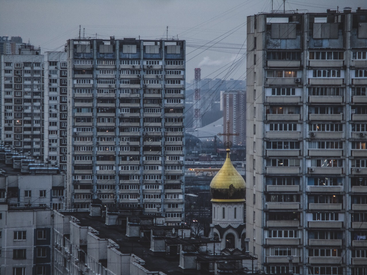 Спальный район москвы фото