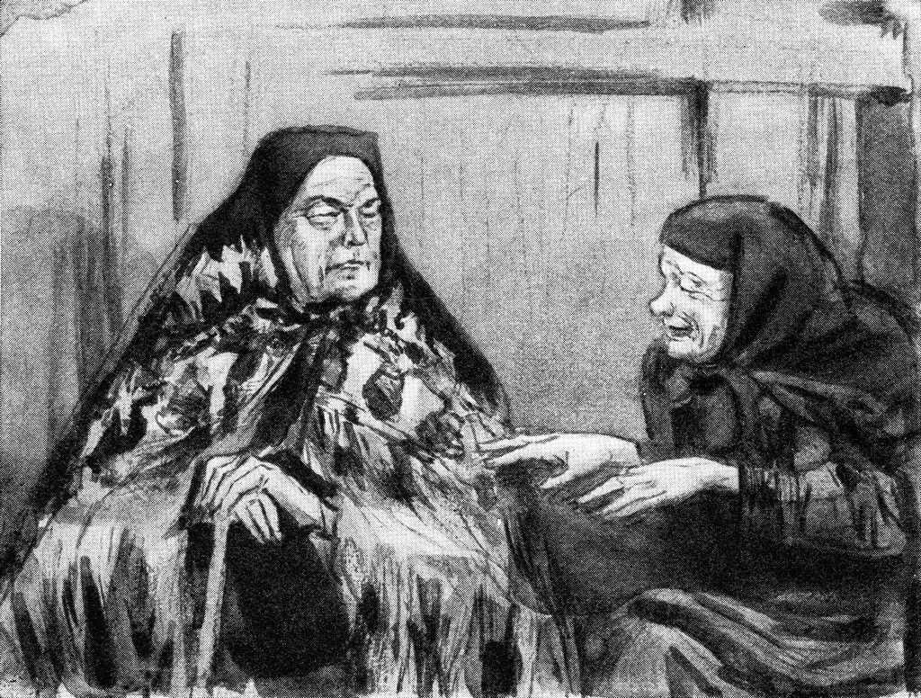 Кабаниха и странница Феклуша (Островский, "Гроза")