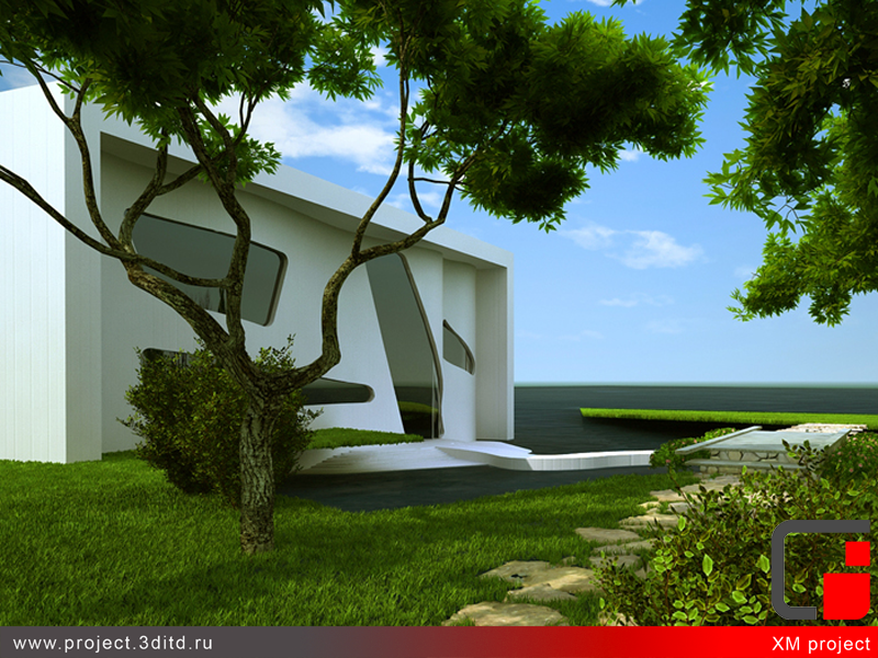 Индивидуальный жилой дом Villa Paradise. Архитектор - Павел Сапов.