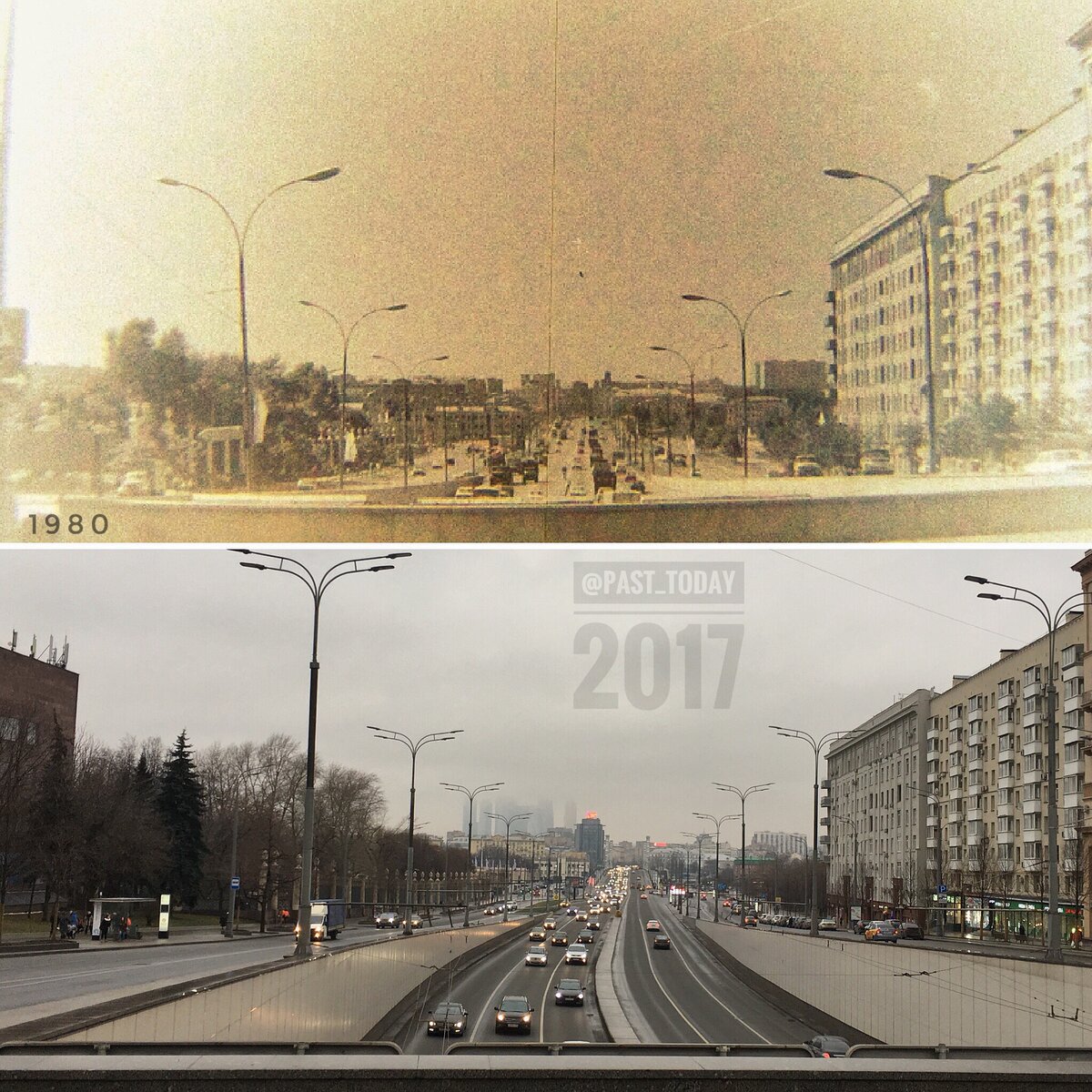 Москва тогда. Сравнение было стало. Сравнение Москвы 1980 и современной. Москва было стало без машин. Было стало картинки.