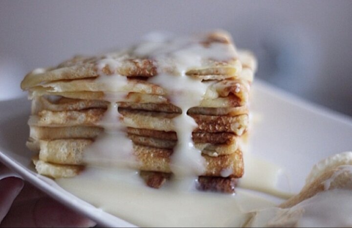 Фото автора. Легкие и классические блинчики на молоке