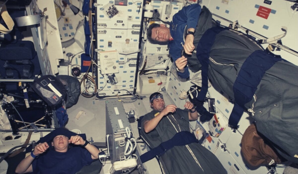 Спальные места космонавтов. Фото взято из открытых источников.