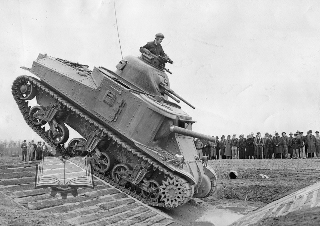 Пилотный Medium Tank M3, его собрали силами арсенала Рок-Айленд в марте 1941 года.