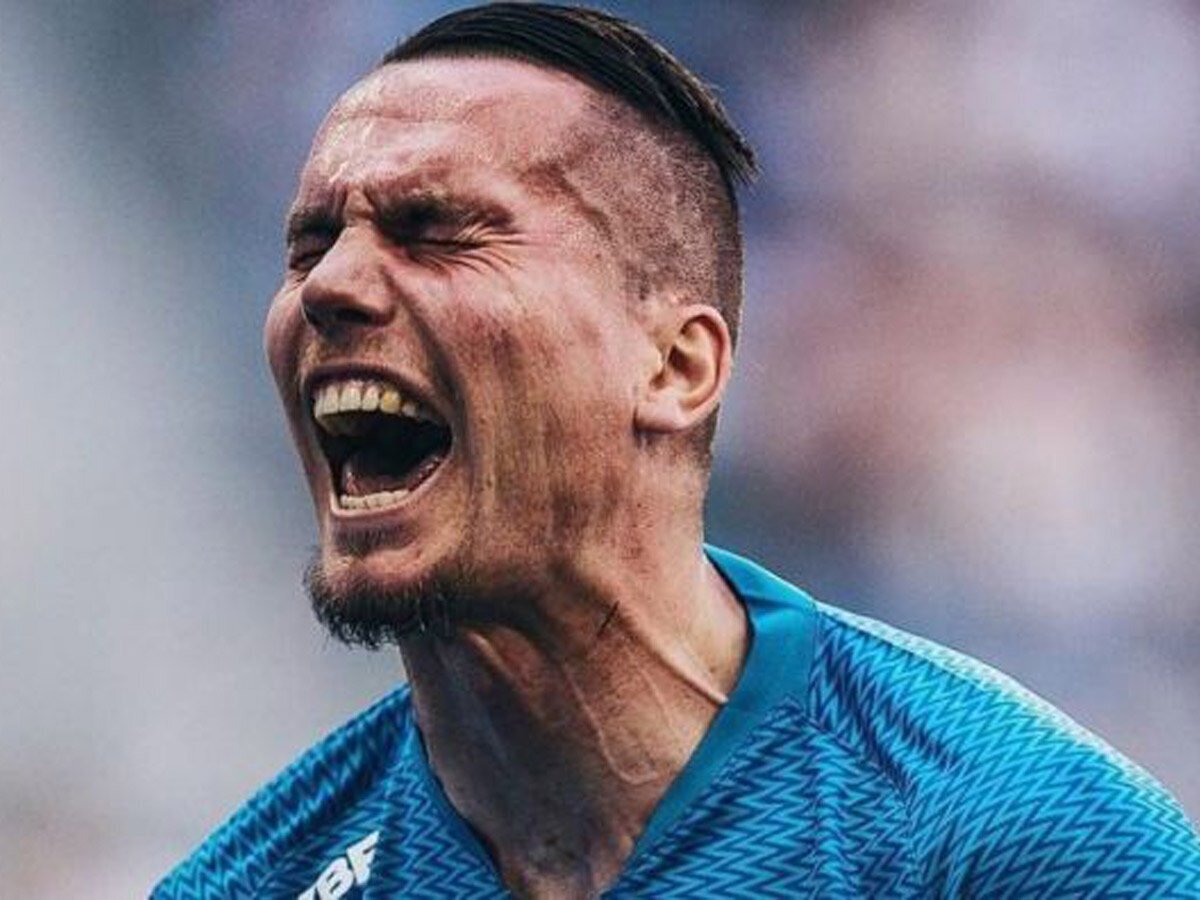 Антон Заболотный забил 1 гол за Зенит в сезоне 2018/2019