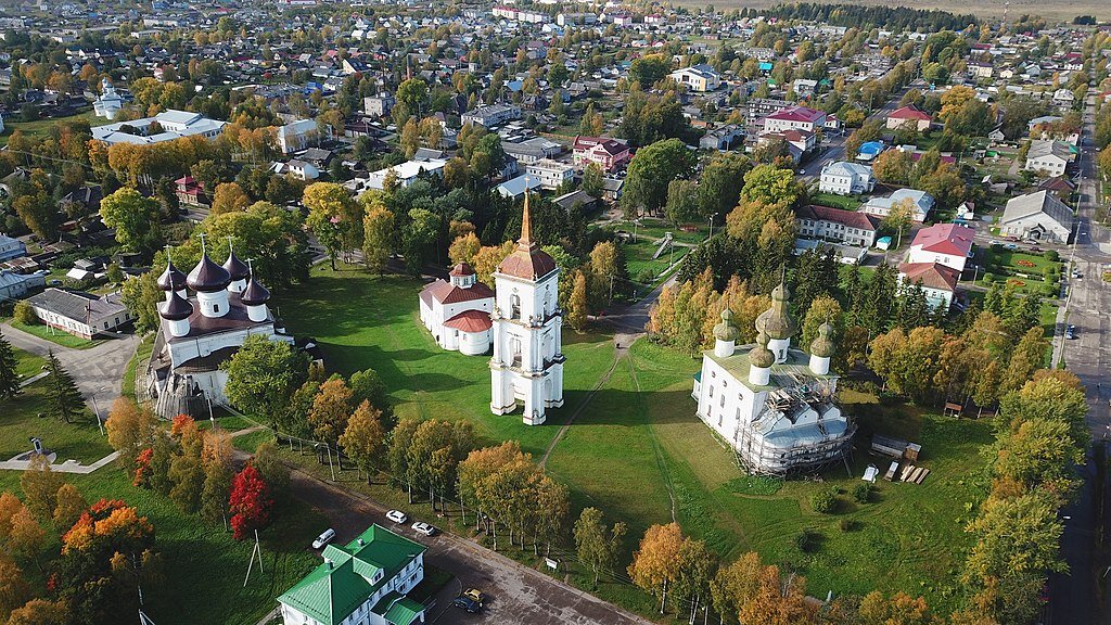 Каргополь - соборная площадь. Фото: wikimedia.org