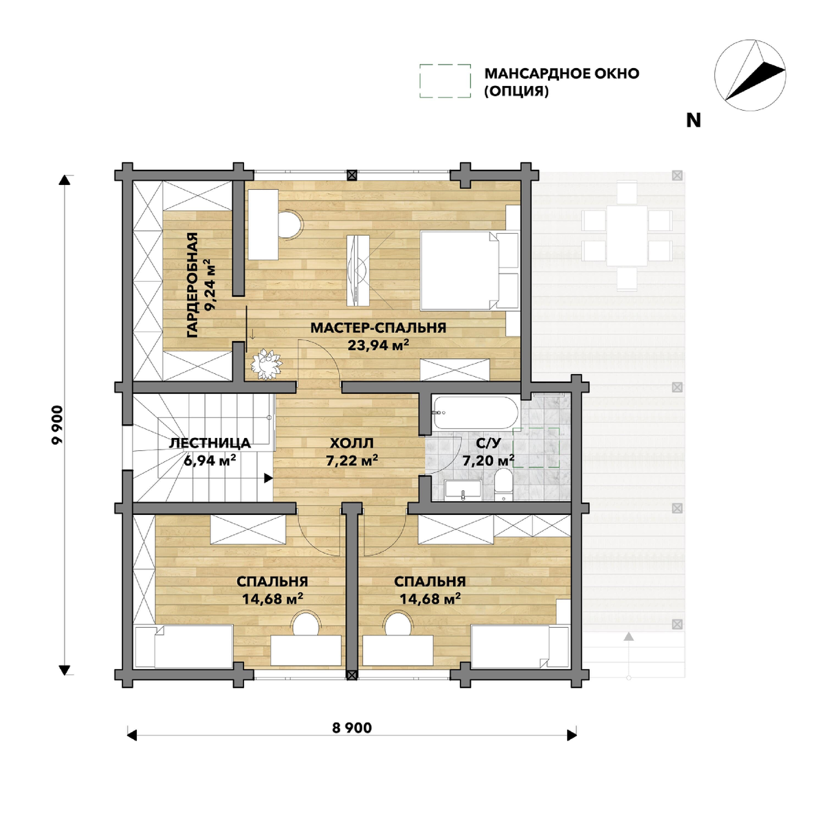 Дом по учебнику: реализованный проект самого популярного дома 190 м² | GOOD  WOOD Строительство домов | Дзен