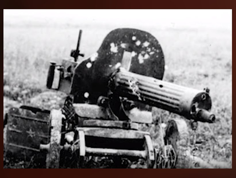 Легендарный пулемёт Максима.