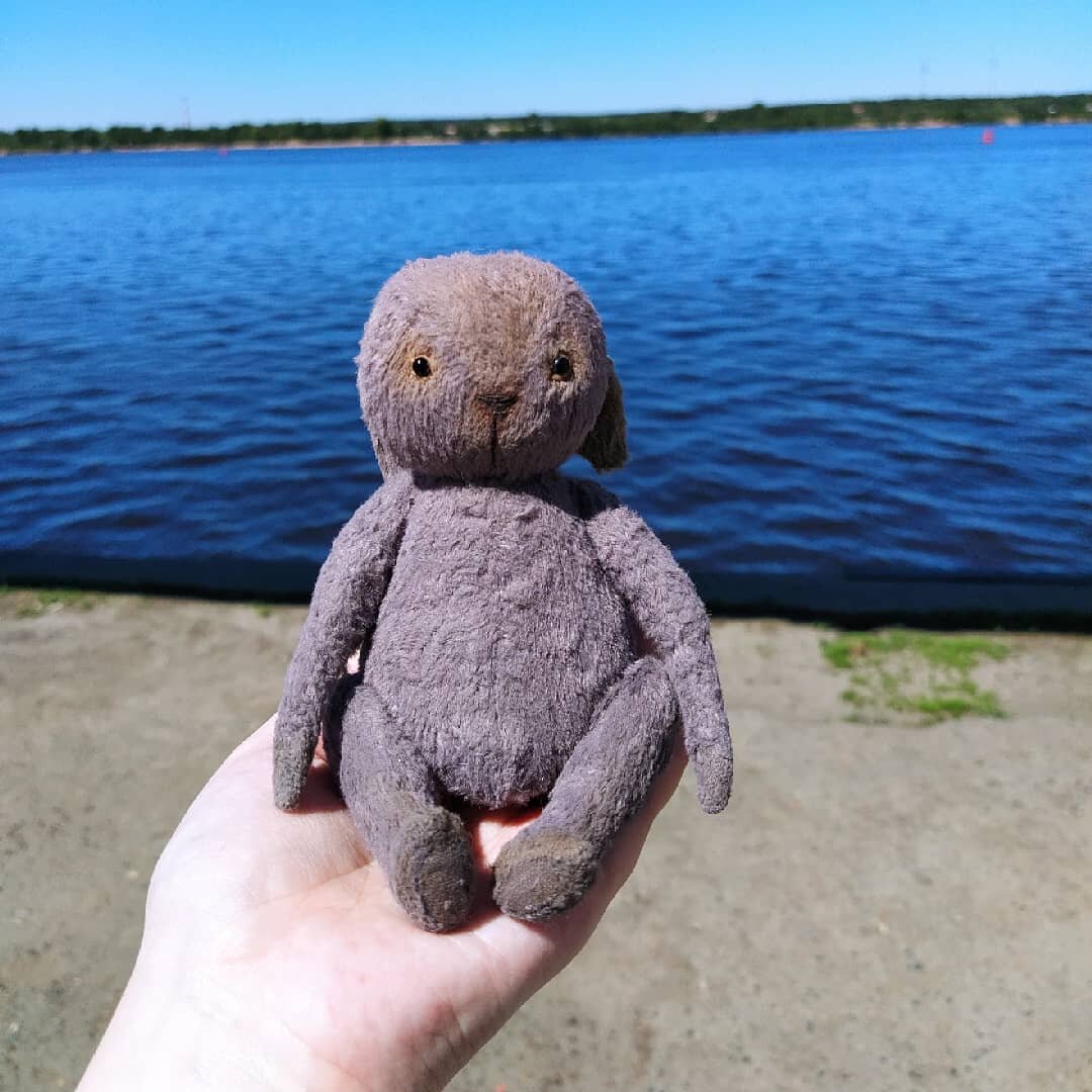 Кстати, вот выгуливала одну из таких игрушек, которые были сделаны наспех и которые я не принимаю. Но вообще просто хотелось поделиться кусочком Камы