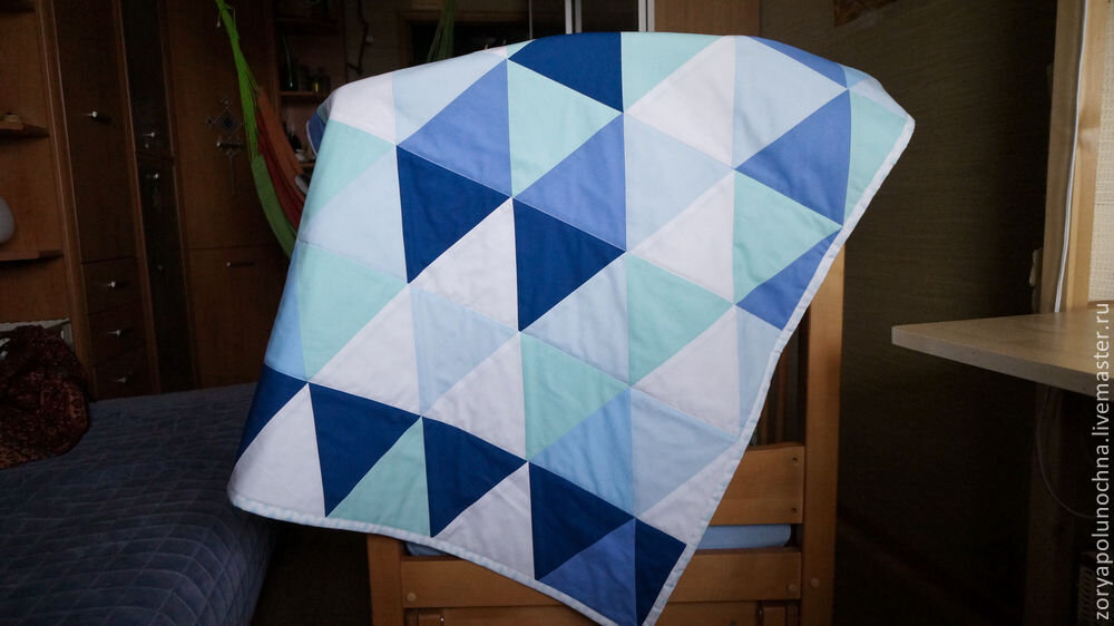 Одеяло из магазина Quilting and knitting (Мария, Красноярск). Фото взято в открытых источниках для иллюстрации принципа сборки. 