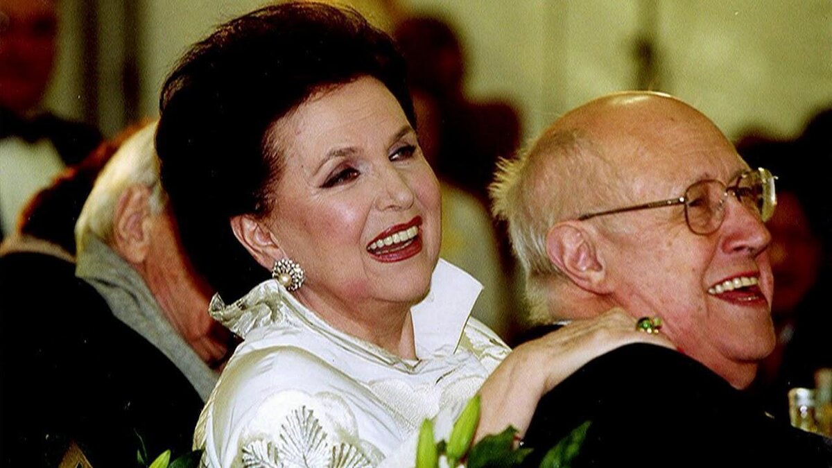 Галина  Вишневская и Мстислав Ростропович