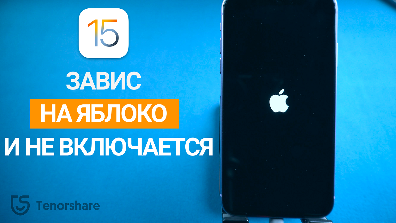 Айфон включается после перезагрузки