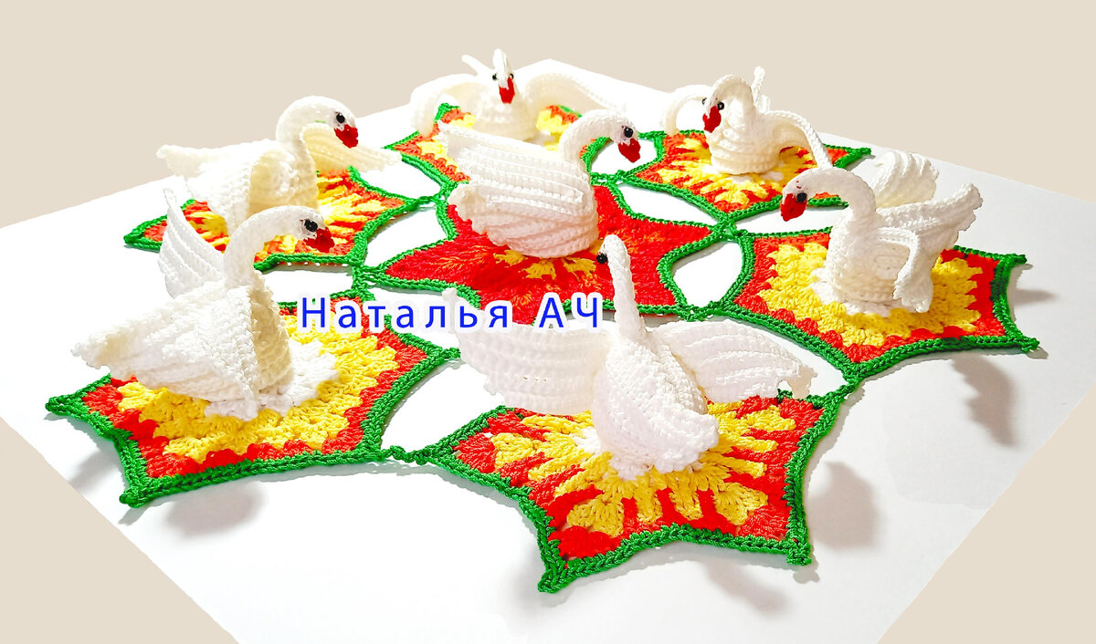 Салфетка крючком - моя работа