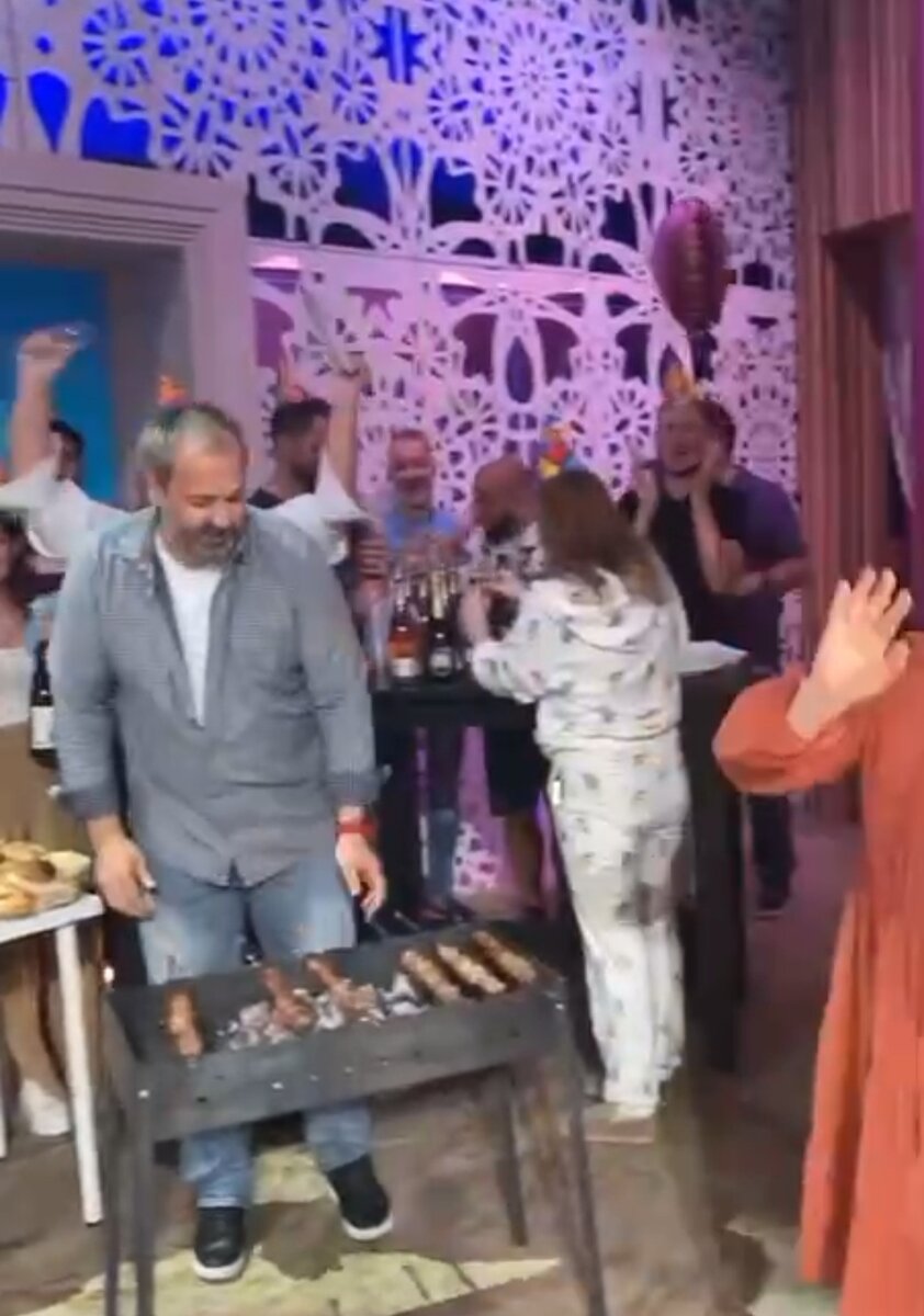 Шашлык в студию! День рождения Гузеевой