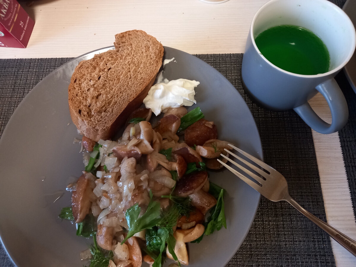 Первый урожай.