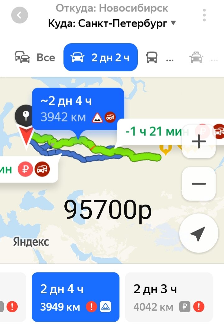 Избегаем платных дорог, потому что не знаем сколько стоит и как платить.