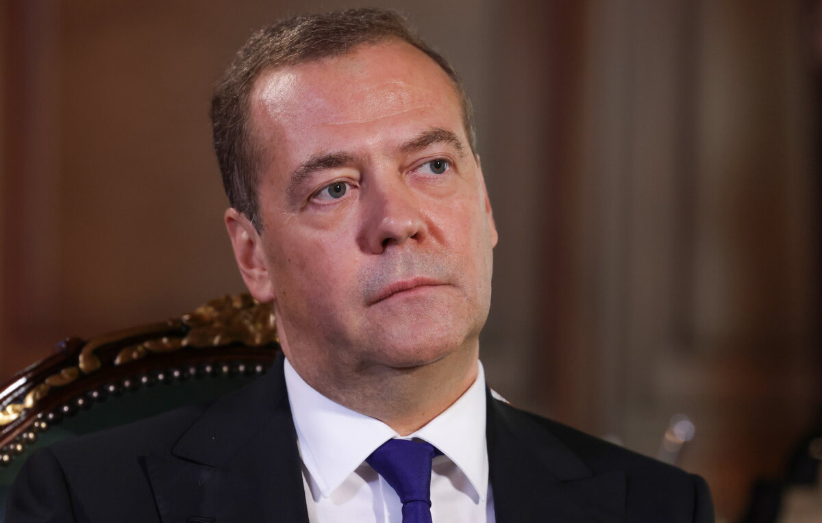    Заместитель председателя Совета безопасности РФ Дмитрий Медведев  Екатерина Штукина/POOL/ТАСС