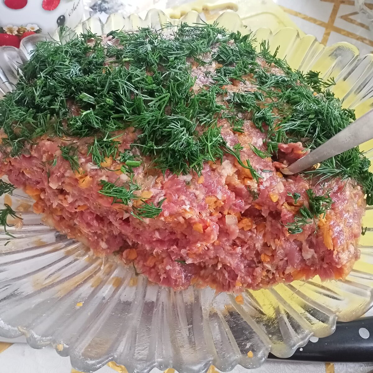 Вот такой у нас получился фарш