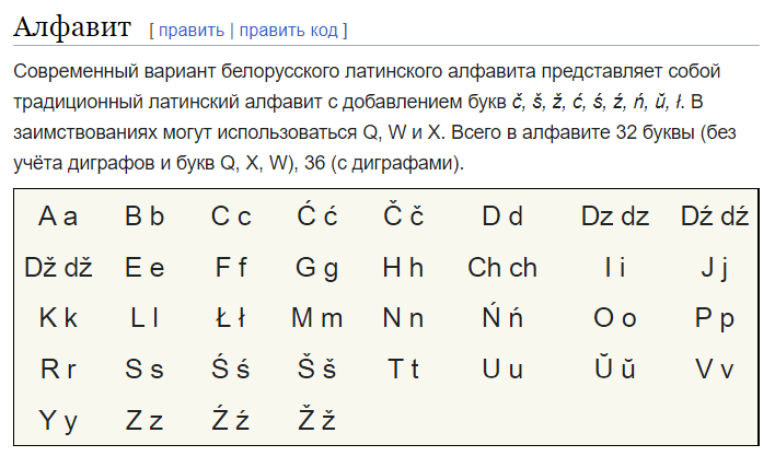 Скриншот из Википедии